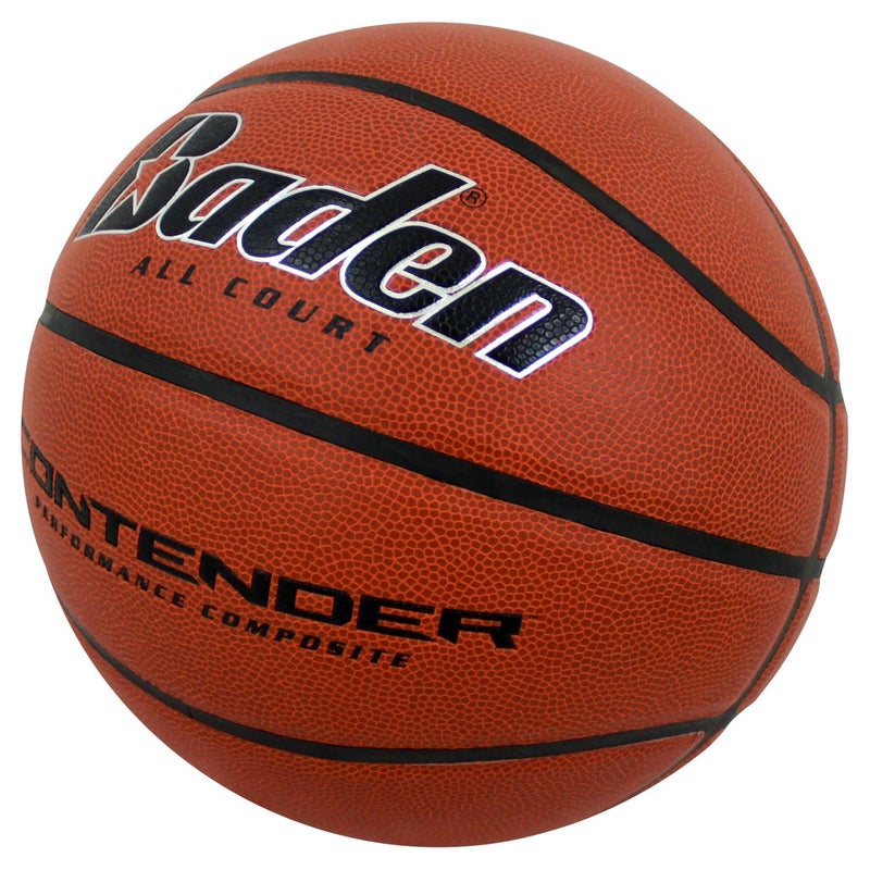 Baden Contender Official Basketball | Durable Indoor-Outdoor Basketball for Youth & Adults, Wide Channel, Natural Orange, 28.5-Inch - Image 4